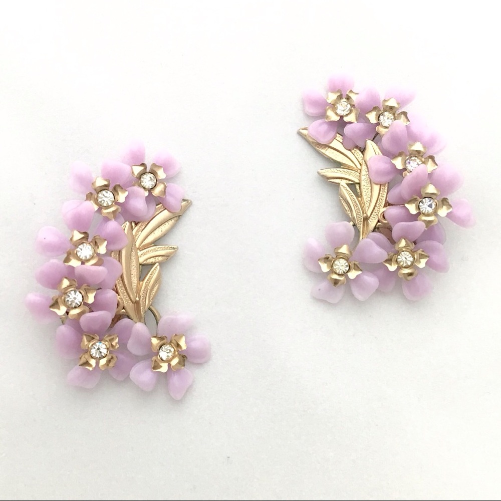 Vintage Lavender Crawler Clips